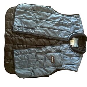 RefrigiWear Vintage Blue and Black Insulated Men's Vest
